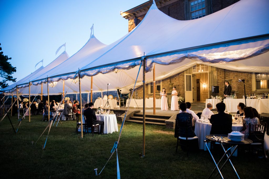 Crane Estate Tented wedding